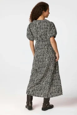 Illana Zebra Dress 164372*Neo Noir Hot