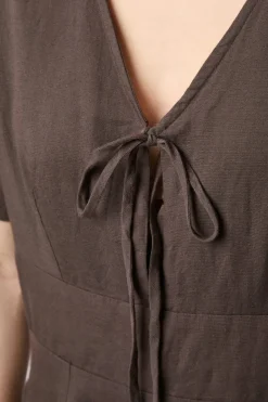 Neo Noir Ilsie Linen Dress 166101< Kjoler