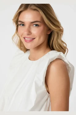 Ivania Poplin Top 165507*Neo Noir Outlet