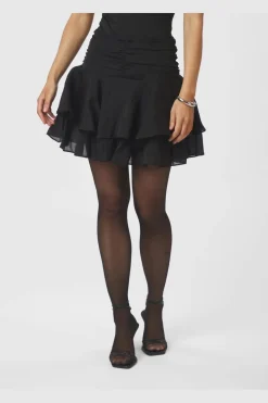 Neo Noir Janie Frill Skirt 167071< Nederdele