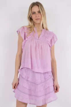 Jayla S Voile Top*Neo Noir Sale