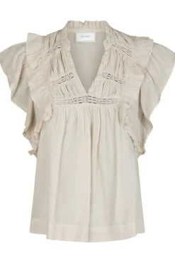 Jayla S Voile Top 159881*Neo Noir Outlet