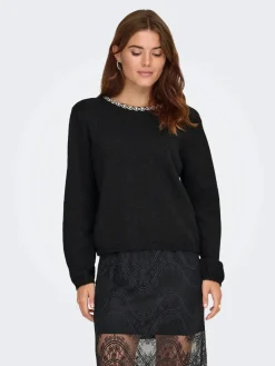 alva Life L/S Embellish Pullover Knt*JDY Sale