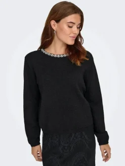 alva Life L/S Embellish Pullover Knt*JDY Sale