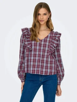 dolly L/S Check Top*JDY Discount