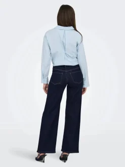 JDY felina-Fina Wide Rinse Jnsdnm< Bukser, Jeans & Leggings