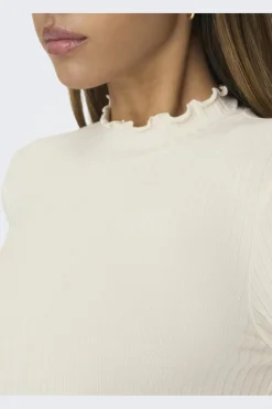 JDY fransiska Life L/S Hi-Nck Top Jr< Bluser & Skjorter