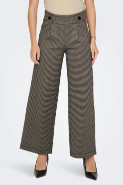 JDY geggo Mia Long Check Pant< Bukser, Jeans & Leggings