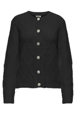 JDY jayla L/S O-Neck Cardigan Knt< Cardigans|Ammevenligt Tøj