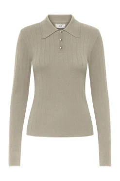 JDY kate L/S Polo Pullover Knt< Bluser & Skjorter|Strik