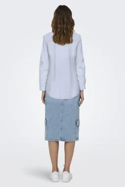 JDY mio L/S Embroidery Shirt< Bluser & Skjorter|Ammevenligt Tøj