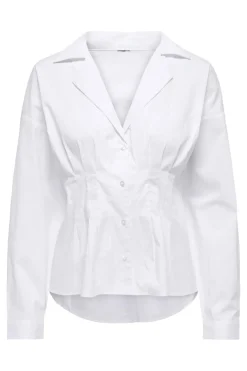 JDY mio L/S Fitted V-Neck Shirt< Bluser & Skjorter|Ammevenligt Tøj