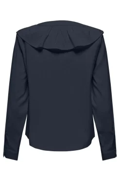 JDY my Evie L/S V-Neck Frill Shirt< Bluser & Skjorter|Ammevenligt Tøj