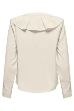 my Evie L/S V-Neck Frill Shirt*JDY Best