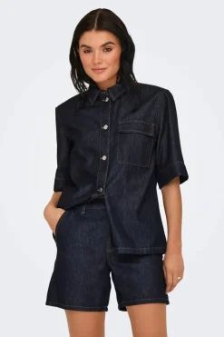 sansa Ss Oversize Shirt Db*JDY New