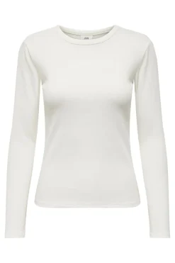 JDY solar L/S O Neck Top Dia< Bluser & Skjorter