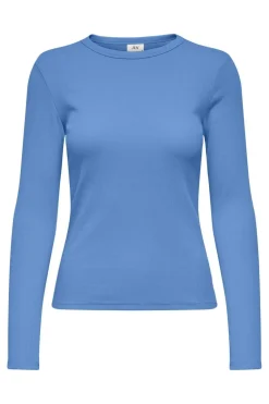 JDY solar L/S O Neck Top Dia< Bluser & Skjorter