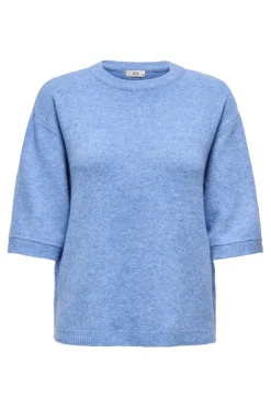 JDY sonja S/S O-Neck Pullover Knt< Strik|Bluser & Skjorter