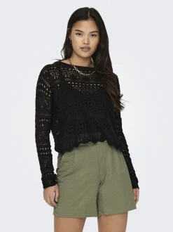 sun Lay L/S Boatneck Pullov. Knt*JDY Discount