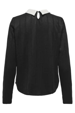 JDY tonsy Tiger L/S Detail Top Dia< Bluser & Skjorter