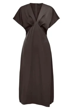 JDY urba S/S Midi Satin Dress< Kjoler