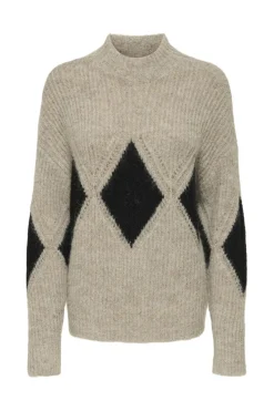 JDY viv Life L/S High Neck Pullover Knt< Strik|Bluser & Skjorter