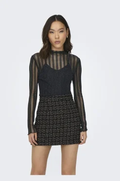 JDY vivy L/S Lurex Top< Bluser & Skjorter