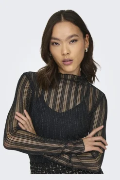 JDY vivy L/S Lurex Top< Bluser & Skjorter