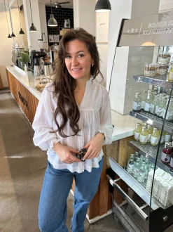 Neo Noir Jill S Voile Blouse< Bluser & Skjorter