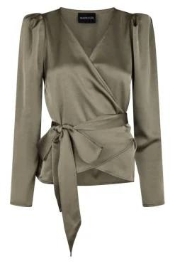 Valentin Studio Josie Blouse Heavy Satin 160851< Bluser & Skjorter