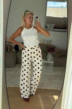 Juliana Wide Dot Pants*A-bee Outlet