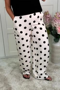 Juliana Wide Dot Pants*A-bee Outlet