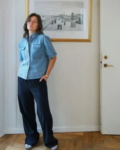 Julius Pinstripe Pants 164718*Neo Noir Best