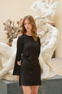 Neo Noir Jumari Heavy Sateen Dress 166937< Kjoler