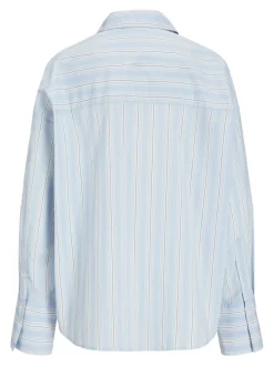 Jjxx Jxava Poplin Ls O-Size Pock Shirt Ln< Bluser & Skjorter|Sæt 🛍️