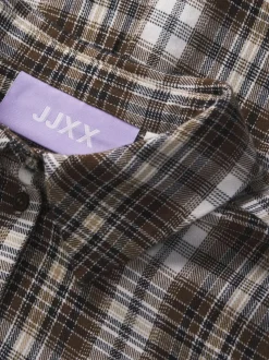 Jjxx Jxhailey Bella Flannel Ls Shirt Ln< Bluser & Skjorter|Ammevenligt Tøj