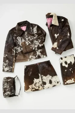 Jjxx Jxhannah Cow Leather Short Skirt< Nederdele