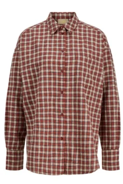Jjxx Jxjamie Flannel Detail Shirt< Bluser & Skjorter|Ammevenligt Tøj