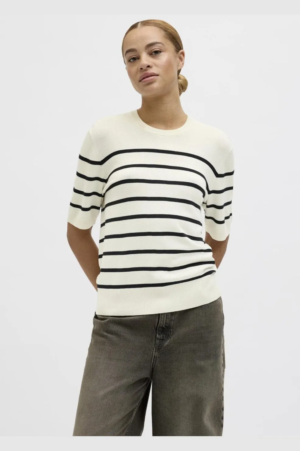 Jjxx Jxlayla Comfy Ss Knit< T-Shirts & Toppe