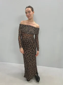 Jxminna Mesh Ls Off Shoulder Top*Jjxx Hot