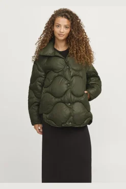 Jjxx Jxstella Shiny Quilted Jacket Sn< Overtøj & Jakker