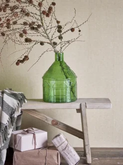 Kamila Vase, Grøn, Genanvendt Glas*Bloomingville Sale