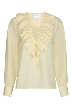 Neo Noir Katarina Crepe Ruffle Blouse 166497< Bluser & Skjorter