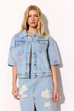 Hunkøn Kenna Denim Jacket 26020< Overtøj & Jakker