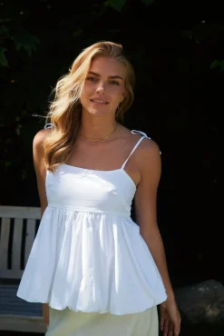 Neo Noir Khloe C Poplin Top 165515< T-Shirts & Toppe