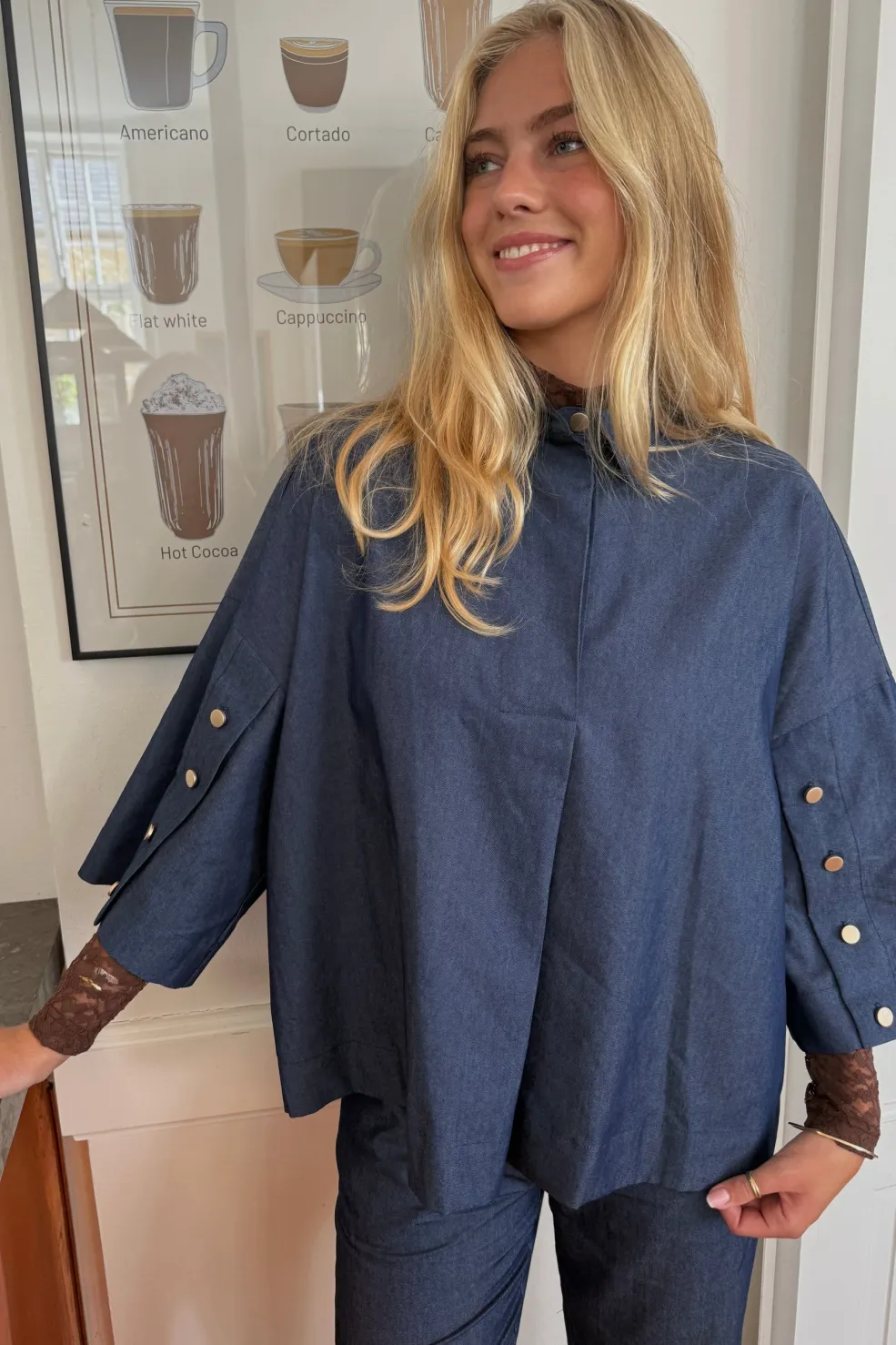 Continue Klara Gold 15055< Bluser & Skjorter