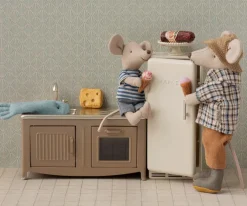 Maileg Køleskab, Mus<Børn Bad, Leg & Interiør