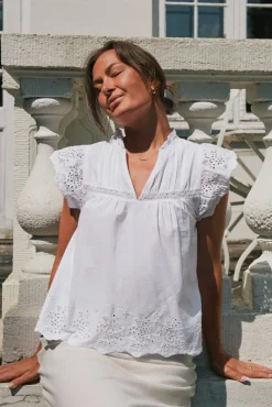 Kyoti Embroidery Top 165109*Neo Noir Clearance