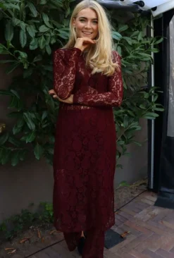 Liberte Lacy Ls Long Dress 22272< Kjoler