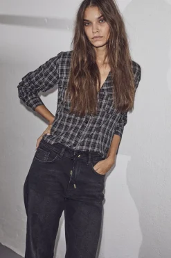 Haute L'Amitié Lami Crop String Tie Jeans HL10064< Bukser, Jeans & Leggings